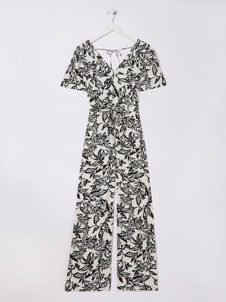 FatFace Camellia Natural Botanical Jumpsuit - Image 7 of 7 FatFace Camellia Natural Botanical Jumpsuit - Image 7 of 7
