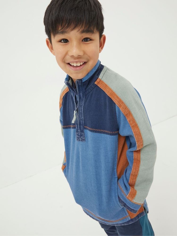 FatFace Mini Blue US Airlie Sweater - Image 1 of 4 FatFace Mini Blue US Airlie Sweater - Image 1 of 4