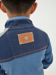 FatFace Mini Blue US Airlie Sweater - Image 3 of 4