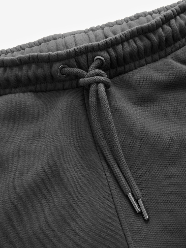 Slate Grey Open Cotton Rich Jersey Cargo Joggers - Image 10 of 10
