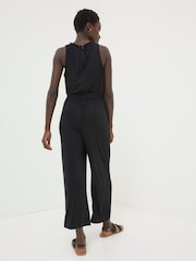 FatFace Black Haylie Jersey Jumpsuit - Image 2 of 6