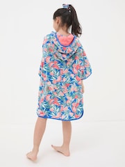 FatFace Blue Watermelon Towelling Poncho - Image 2 of 4