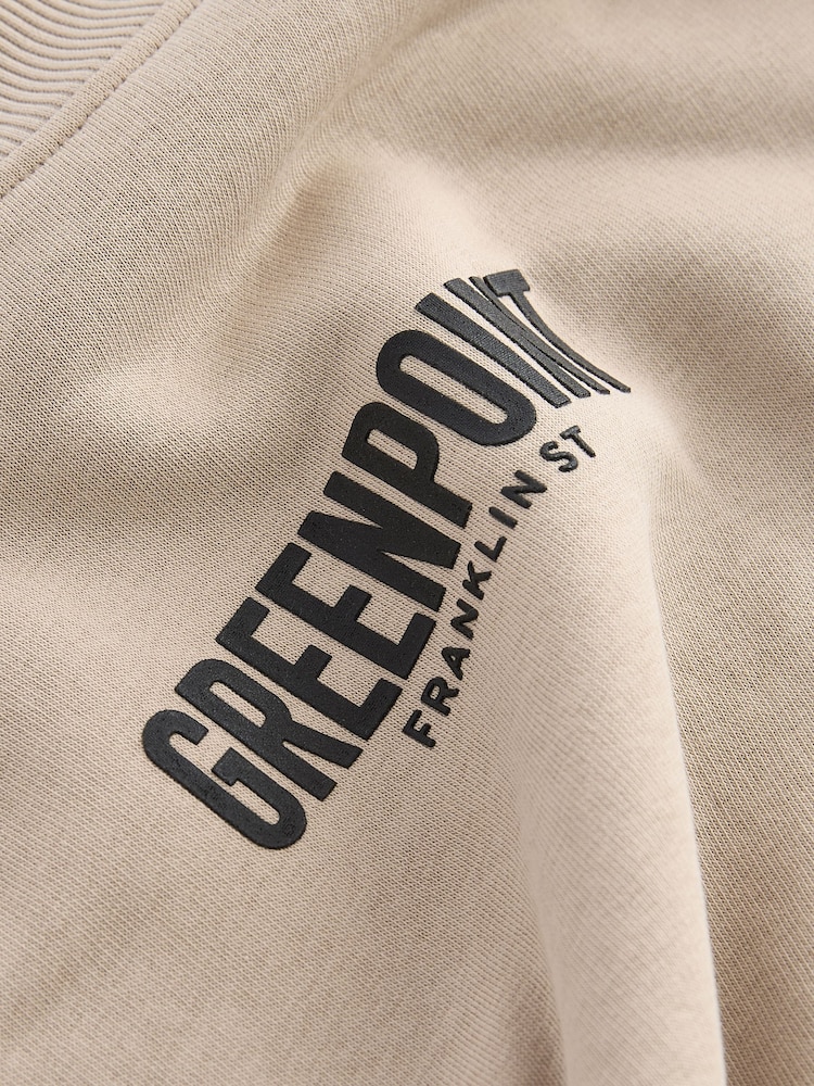 Neutral Crew Sweatshirt Graphic Crew Sweatshirt - Image 8 of 8
