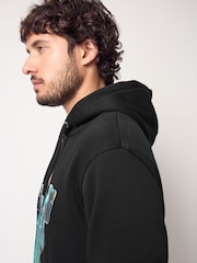 NASA Black Overhead Hoodie Christmas Overhead Hoodie - Image 5 of 8