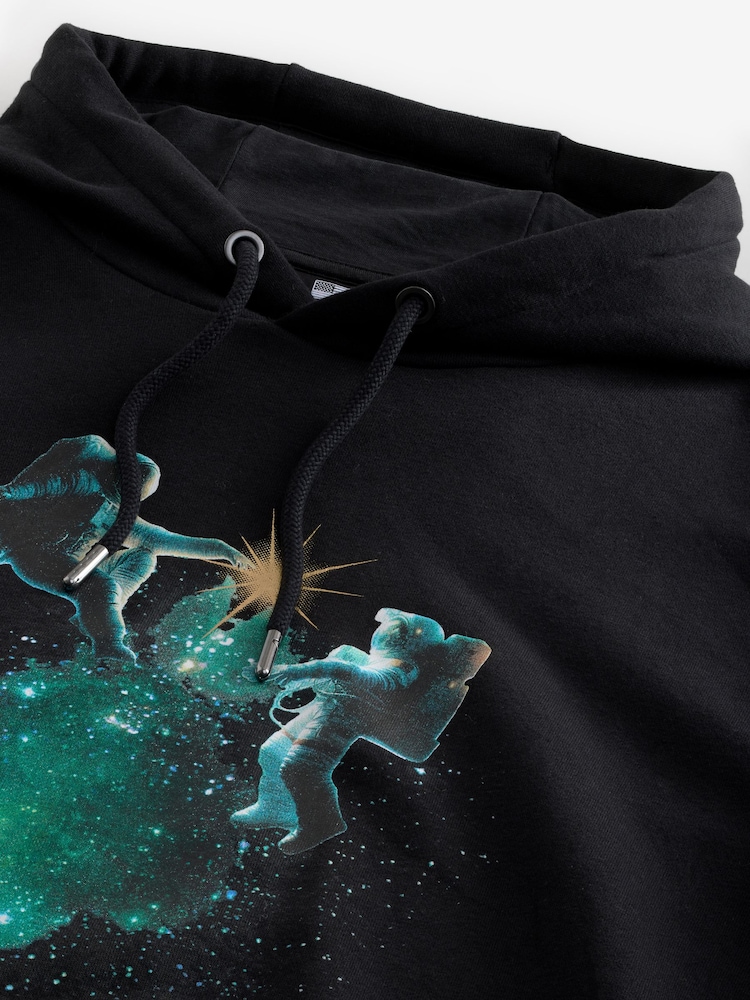 NASA Black Overhead Hoodie Christmas Overhead Hoodie - Image 8 of 8