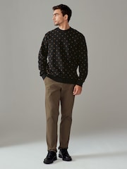Black/Bronze Christmas Crew Sweatshirt - Image 2 of 7