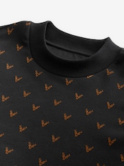 Black/Bronze Christmas Crew Sweatshirt - Image 6 of 7