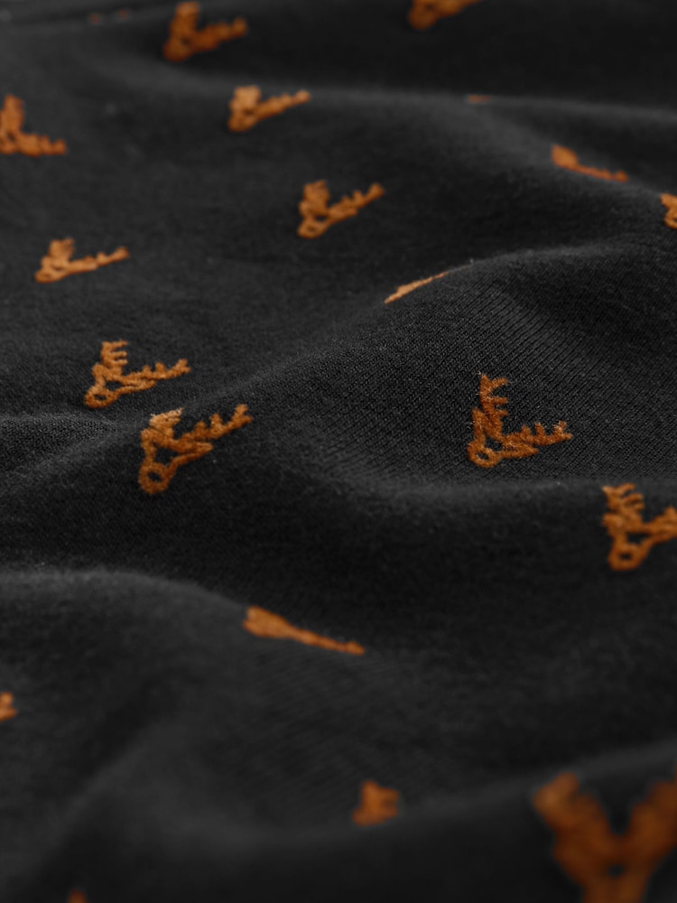 Black/Bronze Christmas Crew Sweatshirt - Image 7 of 7