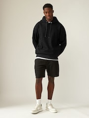 Black Overhead Hoodie Printed Graphic Hoodie - Image 4 of 7