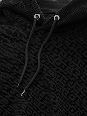 Black Overhead Hoodie Printed Graphic Hoodie - Image 7 of 7
