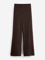 Chocolate Brown Maternity Wide Leg Trousers - Image 6 of 7