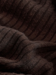 Chocolate Brown Maternity Wide Leg Trousers - Image 7 of 7