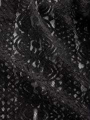 Black Lace Flared Trousers - Image 7 of 7
