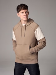 Neutral Panel Blocking Hoodie - Image 1 of 8
