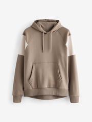 Neutral Panel Blocking Hoodie - Image 6 of 8