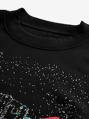 Black Crew Sweatshirt Star Wars ATAT Christmas Sweatshirt - Image 7 of 8