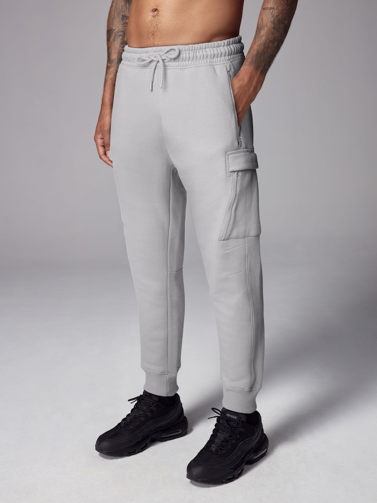Light Grey Utility Joggers - Image 1 of 12