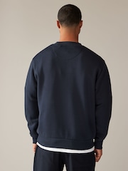 Grey/Navy Christmas Crew Sweatshirt - Image 3 of 7