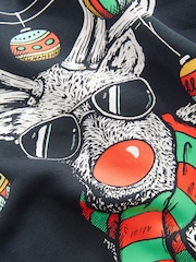 Grey/Navy Christmas Crew Sweatshirt - Image 7 of 7
