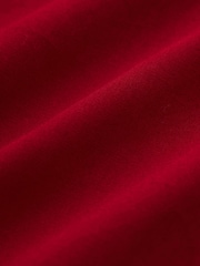 Red Summer Poplin Dress - Image 5 of 5
