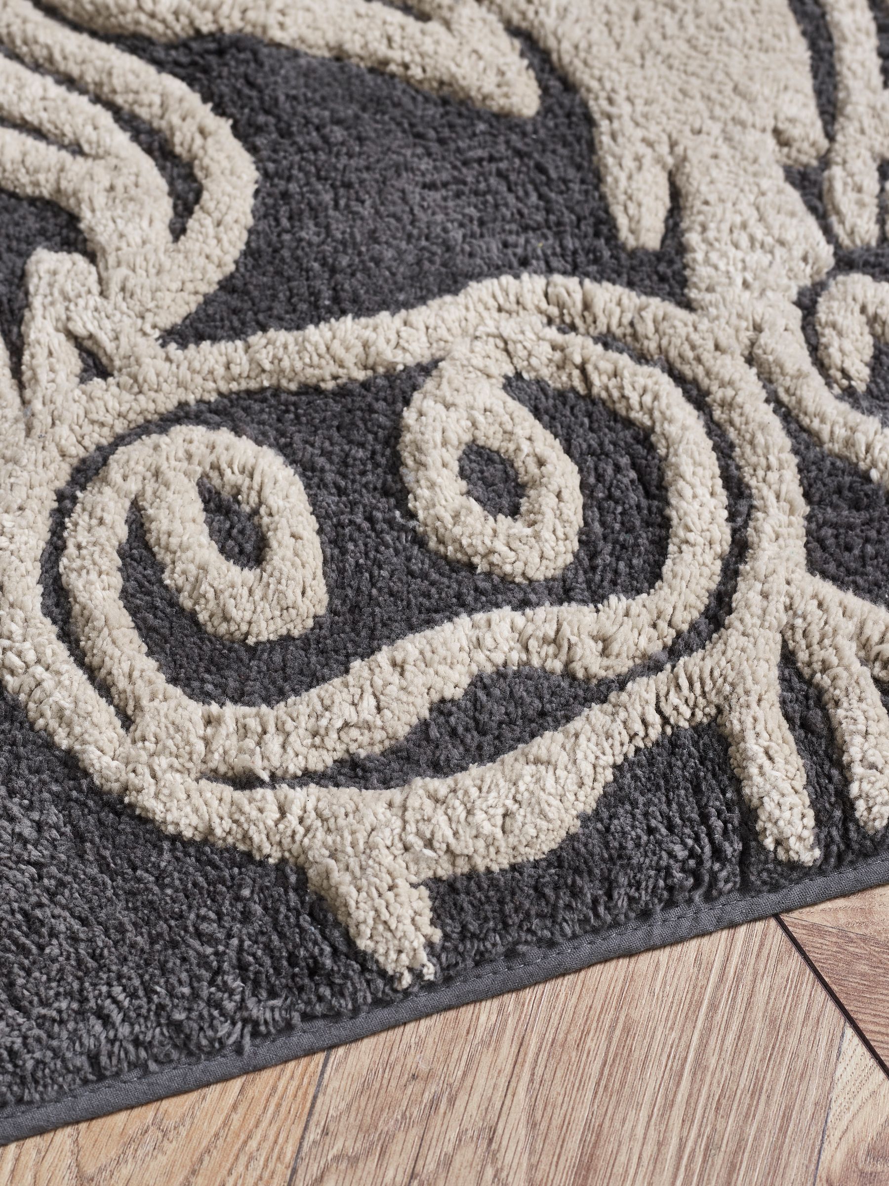 Buy Grey Hamish 100% Cotton Runner Bath Mat from the Next UK online shop