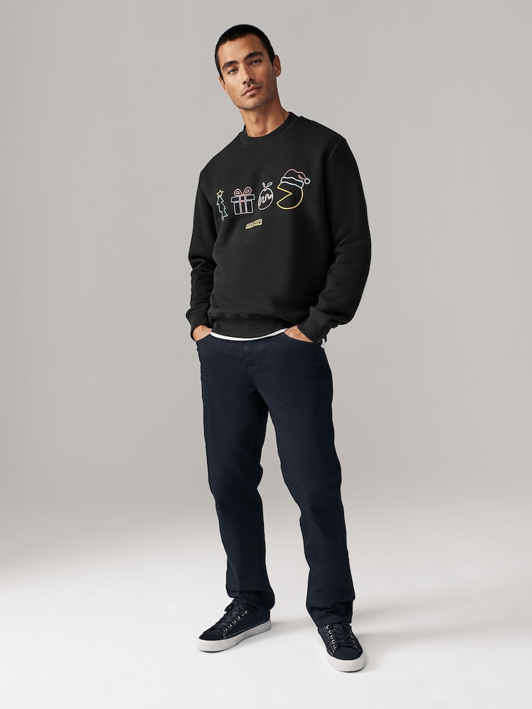 Pacman Overhead Christmas Sweatshirt - Image 2 of 8