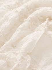 Cream Lace Maxi Skirt - Image 7 of 7