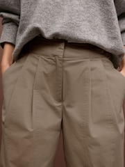 Green Barrell Leg 100% Cotton Trousers - Image 4 of 6