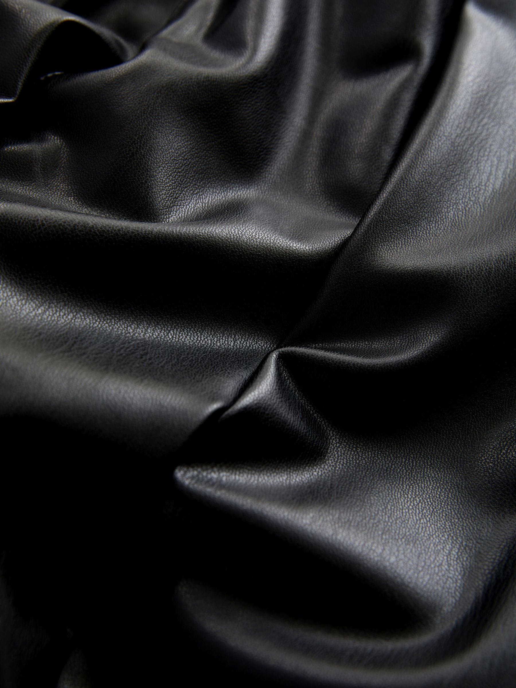 Buy Black PU Faux Leather Leggings from Next USA