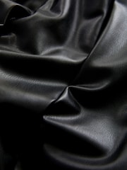 Black PU Faux Leather Leggings - Image 6 of 6