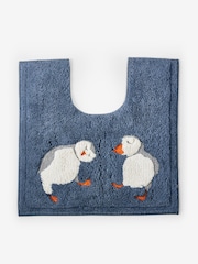 Blue Puffin 100% Cotton Pedestal Mat - Image 2 of 3