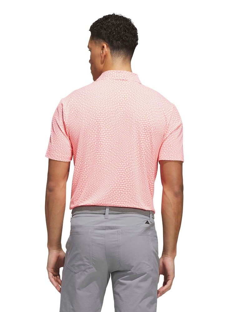 Adidas Golf Pink Tour Deco Polo Shirt - Image 2 of 6