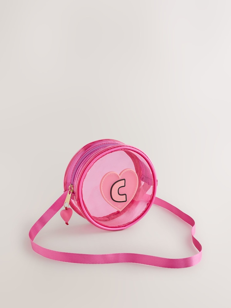 Pink Heart Initial Bag - Image 1 of 5