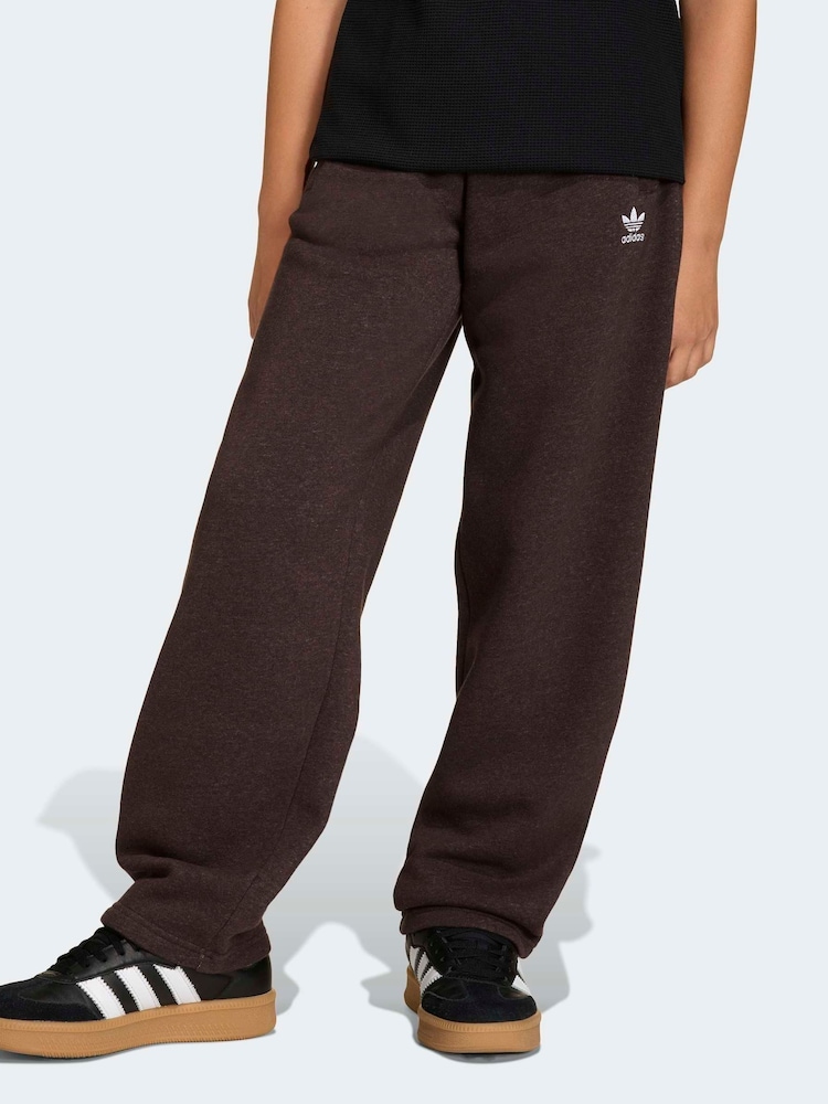 adidas Originals Brown Open Hem Joggers - Image 1 of 6