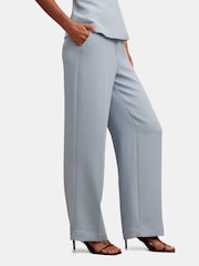 Forever New Blue Dani Straight Leg Trousers - Image 4 of 5