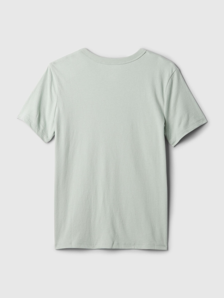 Gap Grey Shark Graphic Short Sleeve Crew Neck T-Shirt (4-13yrs) - Image 2 of 3