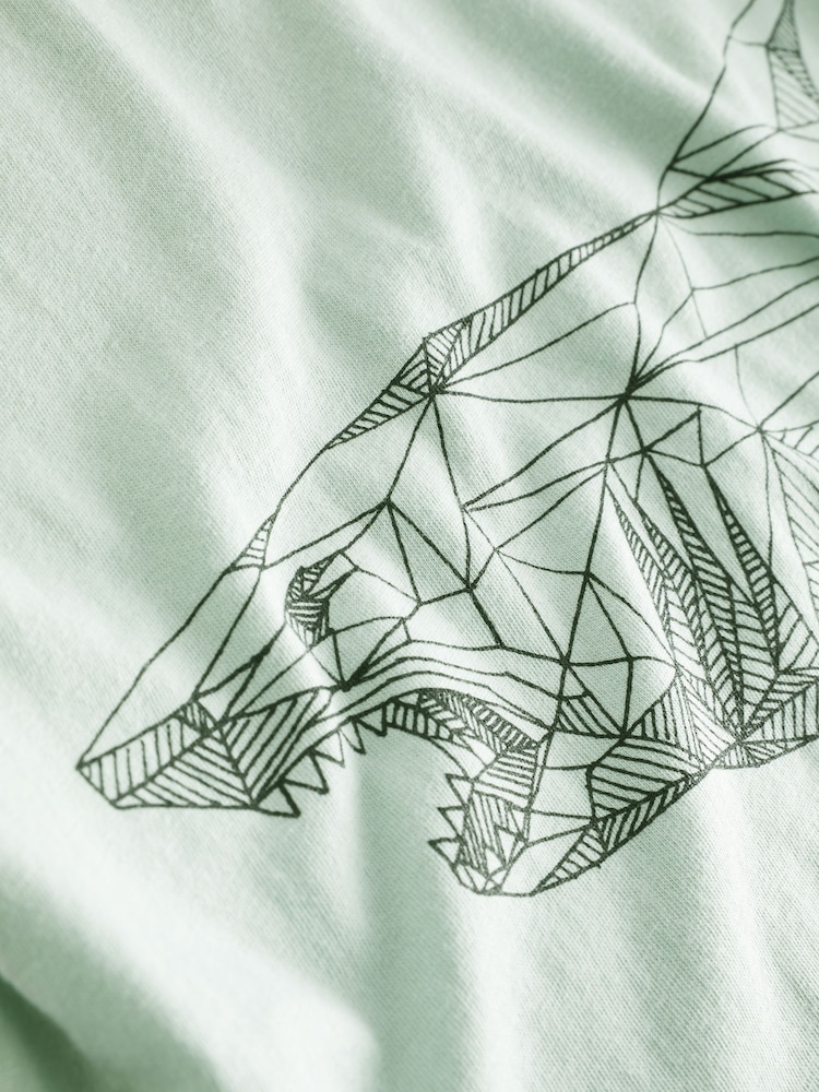 Gap Grey Shark Graphic Short Sleeve Crew Neck T-Shirt (4-13yrs) - Image 3 of 3