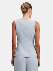 Forever New Blue Lindsey Waistcoat - Image 2 of 5