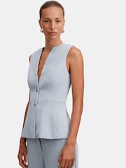 Forever New Blue Lindsey Waistcoat - Image 3 of 5