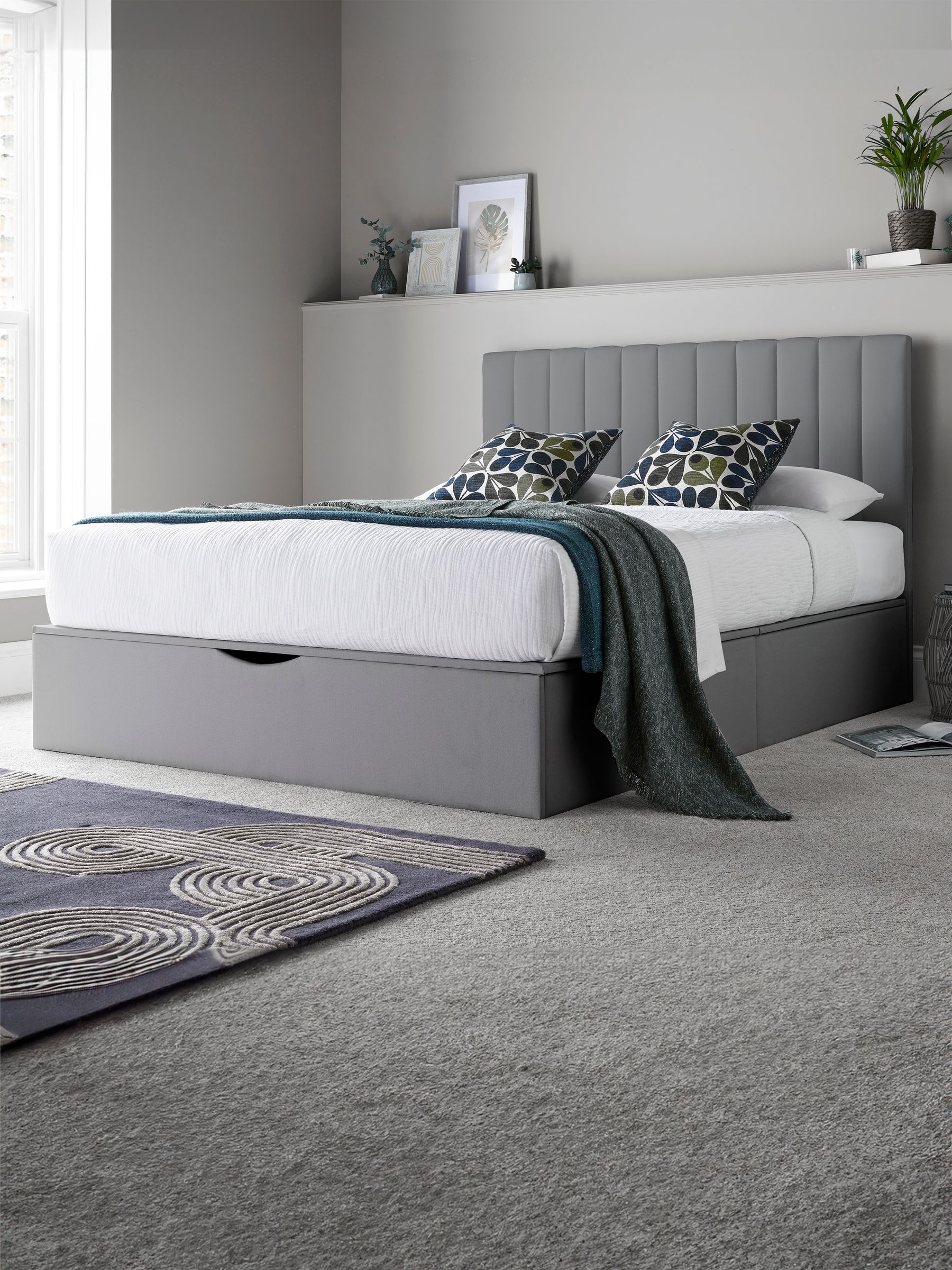 Time4sleep Fabric King Size Bedframe - Image 3