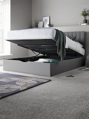 Time 4 Sleep Light Grey Onelife End Lift Ottoman Storage Bed - Image 2 of 4