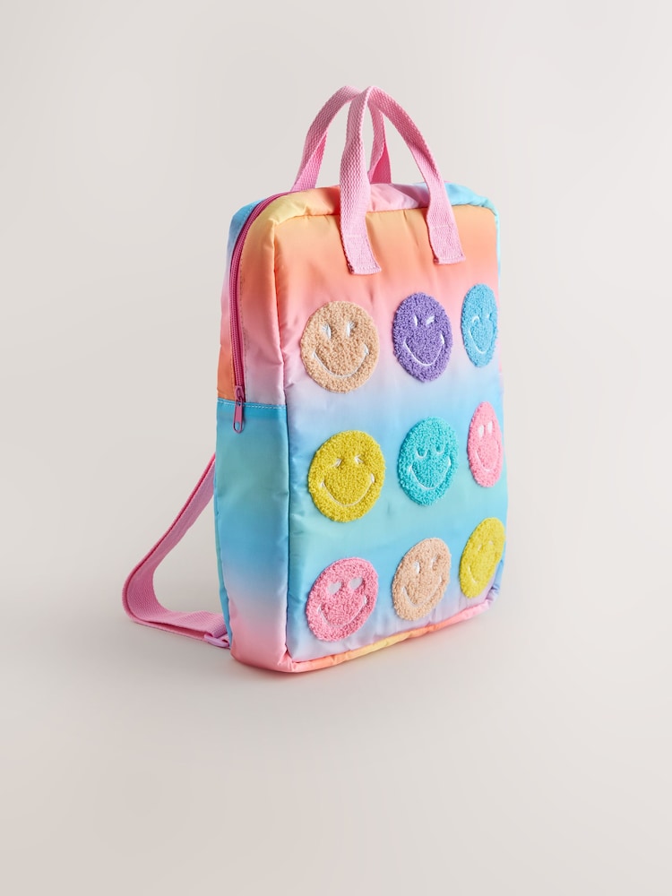 Pink Smiley Rucksack Bag - Image 1 of 5