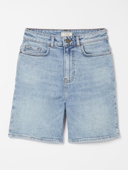 FatFace Darley Blue Denim Shorts - Image 4 of 4