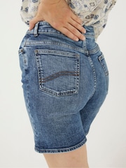 FatFace Darley Blue Denim Shorts - Image 4 of 5