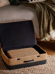 Set of 2 Natural Bronx Underbed Storage Baskets - Image 4 of 7