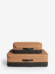 Set of 2 Natural Bronx Underbed Storage Baskets - Image 5 of 7