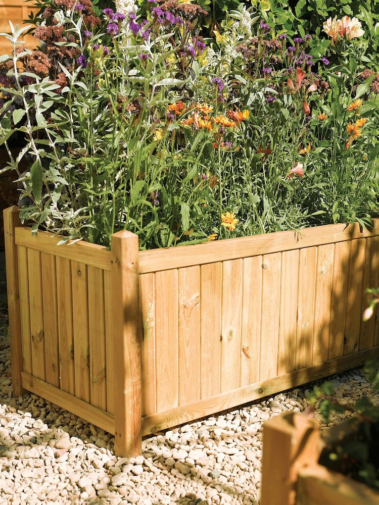 Rowlinson Natural Rectangular Garden Planter - Image 1 of 1