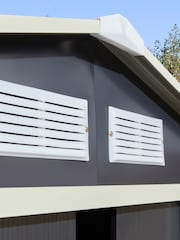 Rowlinson Dark Grey Trentvale 6'x4' Apex Garden Shed - Image 4 of 6