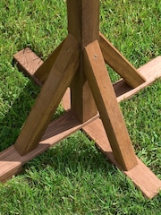 Rowlinson Brown Laverton Garden Bird Table - Image 3 of 6