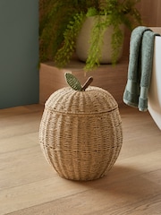 Set of 2 Natural Apple and Pear Storage Baskets - Image 4 of 10